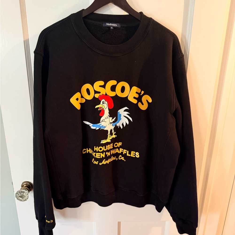 Madhappy Black Roscoe's Sweatshirt Sz XL